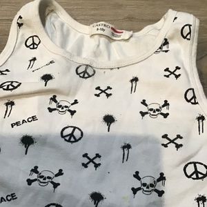 A boy skull tank top